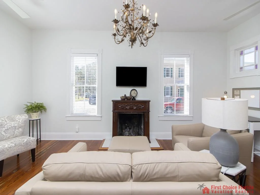 50 St. Francis Street - Living Room with TV