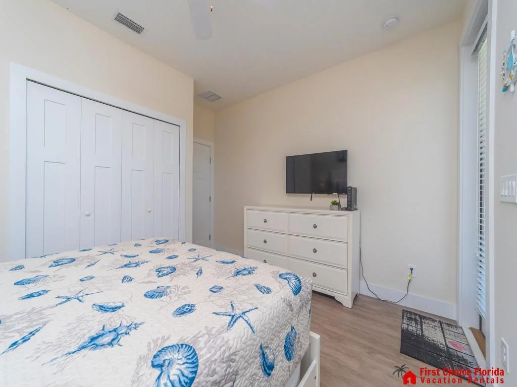 Guest Bedroom with TV