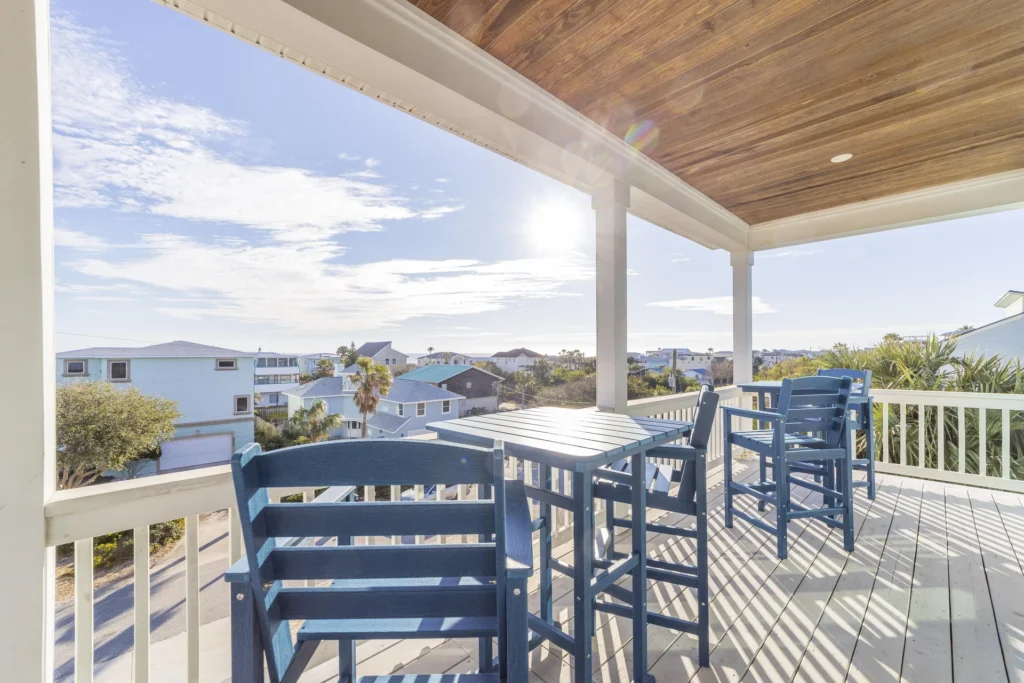 Third Floor Ocean View Deck off of Living Room/Dining Room