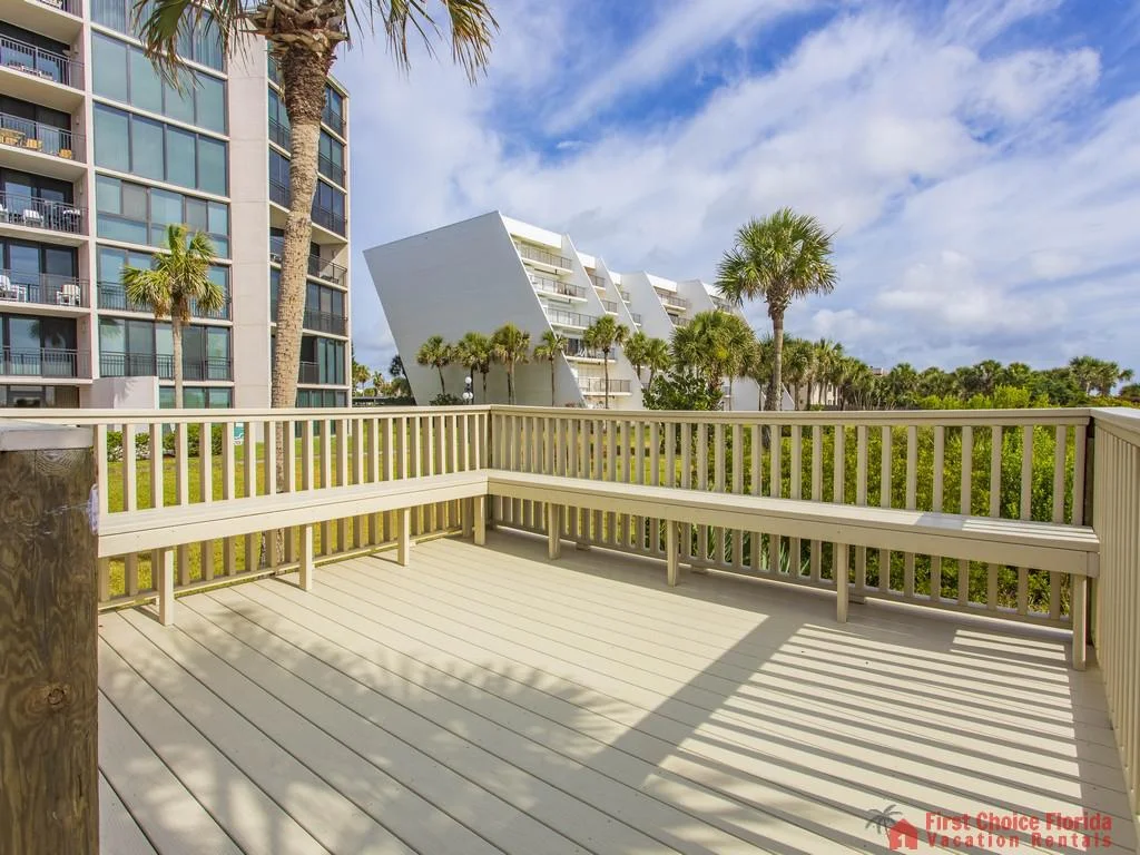 Anastasia Condo 702 Gazebo Seating Area