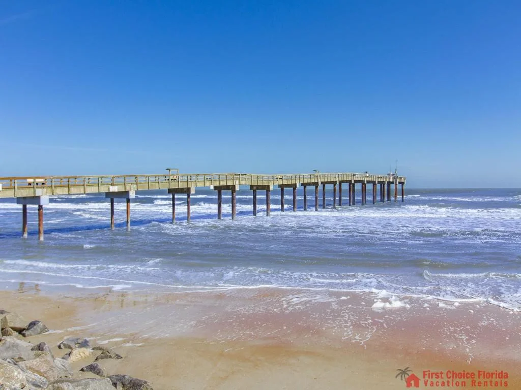 St. Augustine Florida Beach Fishing Pier