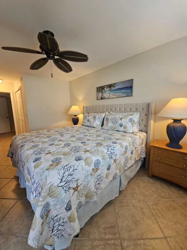 King Bed/Ceiling Fan