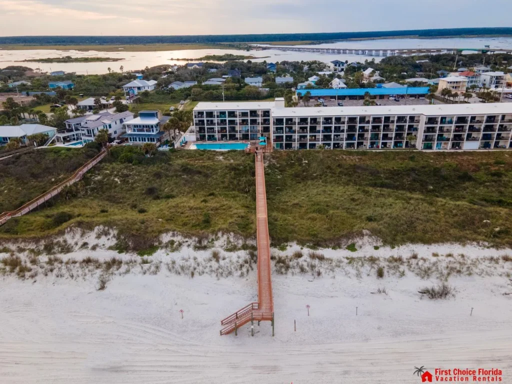 Oceanfront condo with private boardwalk to sandy beach!