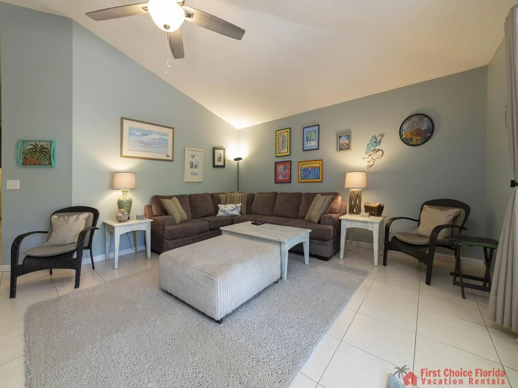 Magnolia Beach House - Living Room