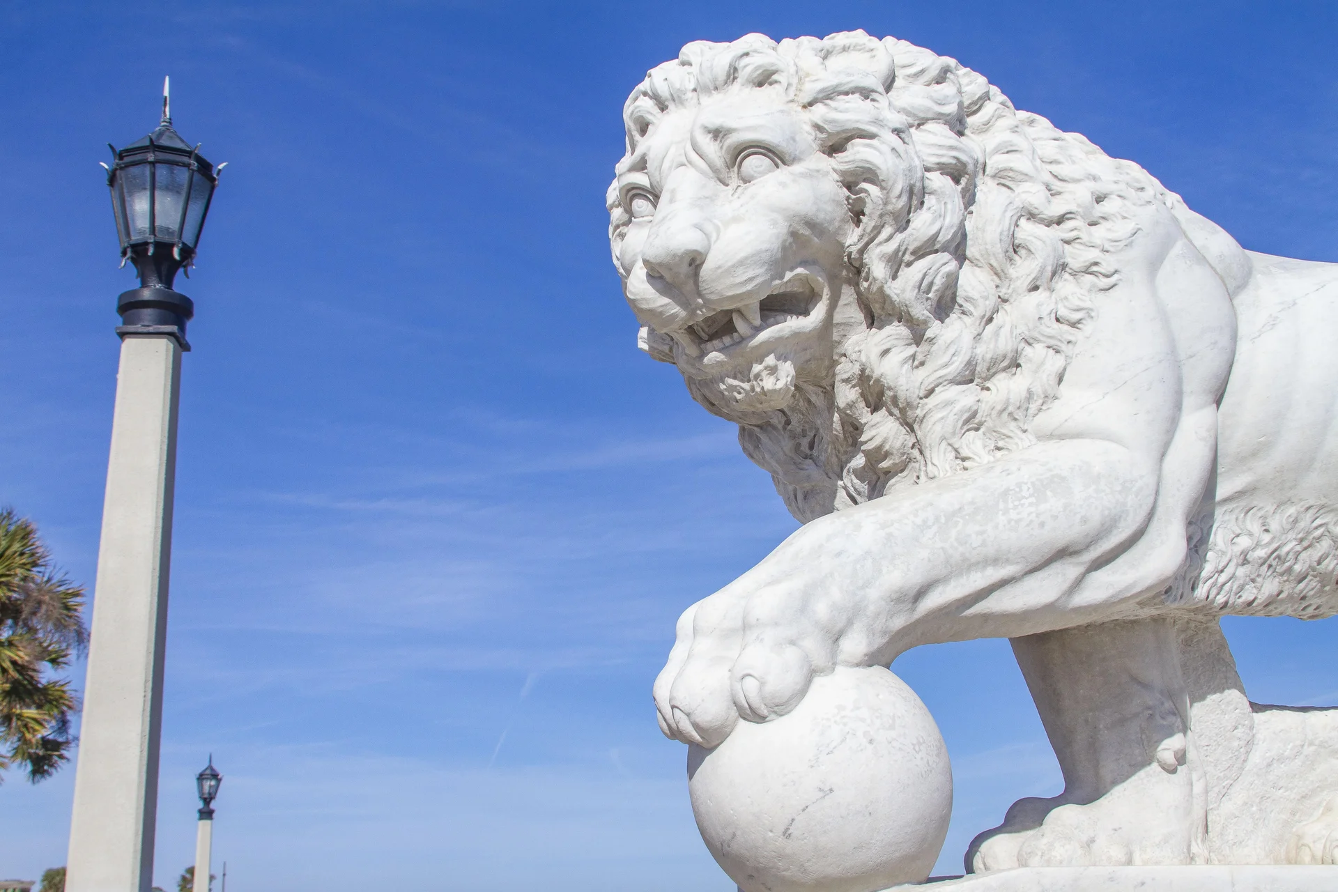 Bridge of Lions Statue St. Augustine