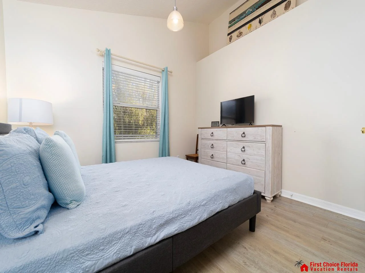 Cozy bedroom with soft natural light and calming decor