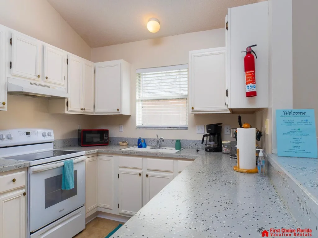 Bright, airy kitchen with modern appliances and ample counter space