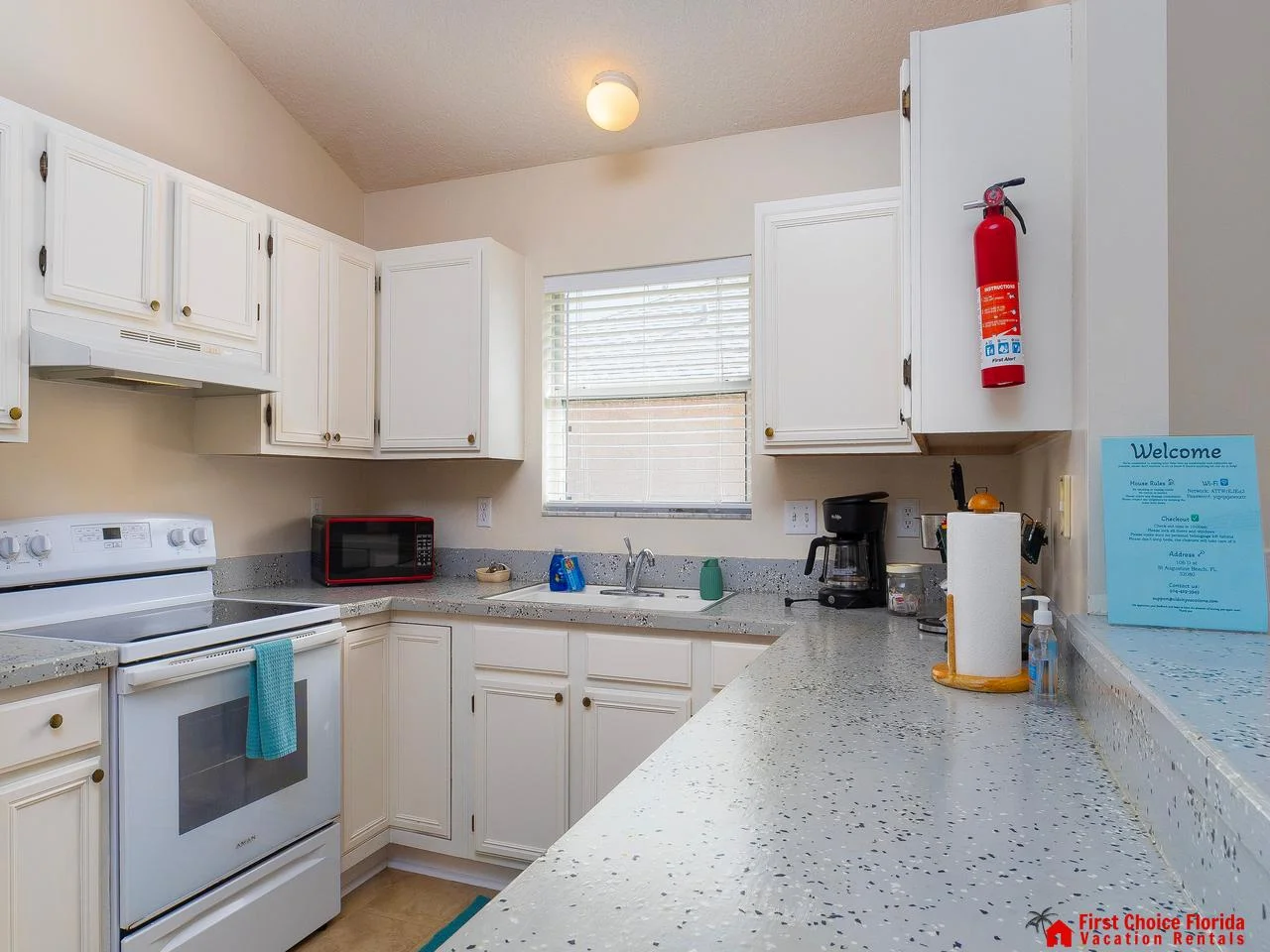 Bright, airy kitchen with modern appliances and ample counter space