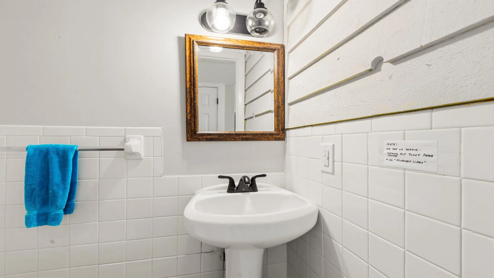 Powder bathroom on the first floor.