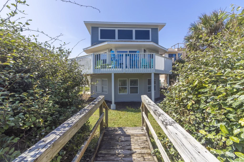 Ocean Sunrise - Boardwalk from House