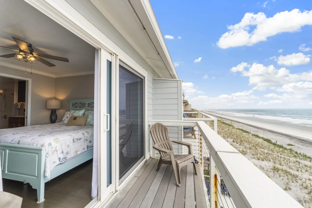 Ocean Oasis - Master Bedroom Balcony with Seating