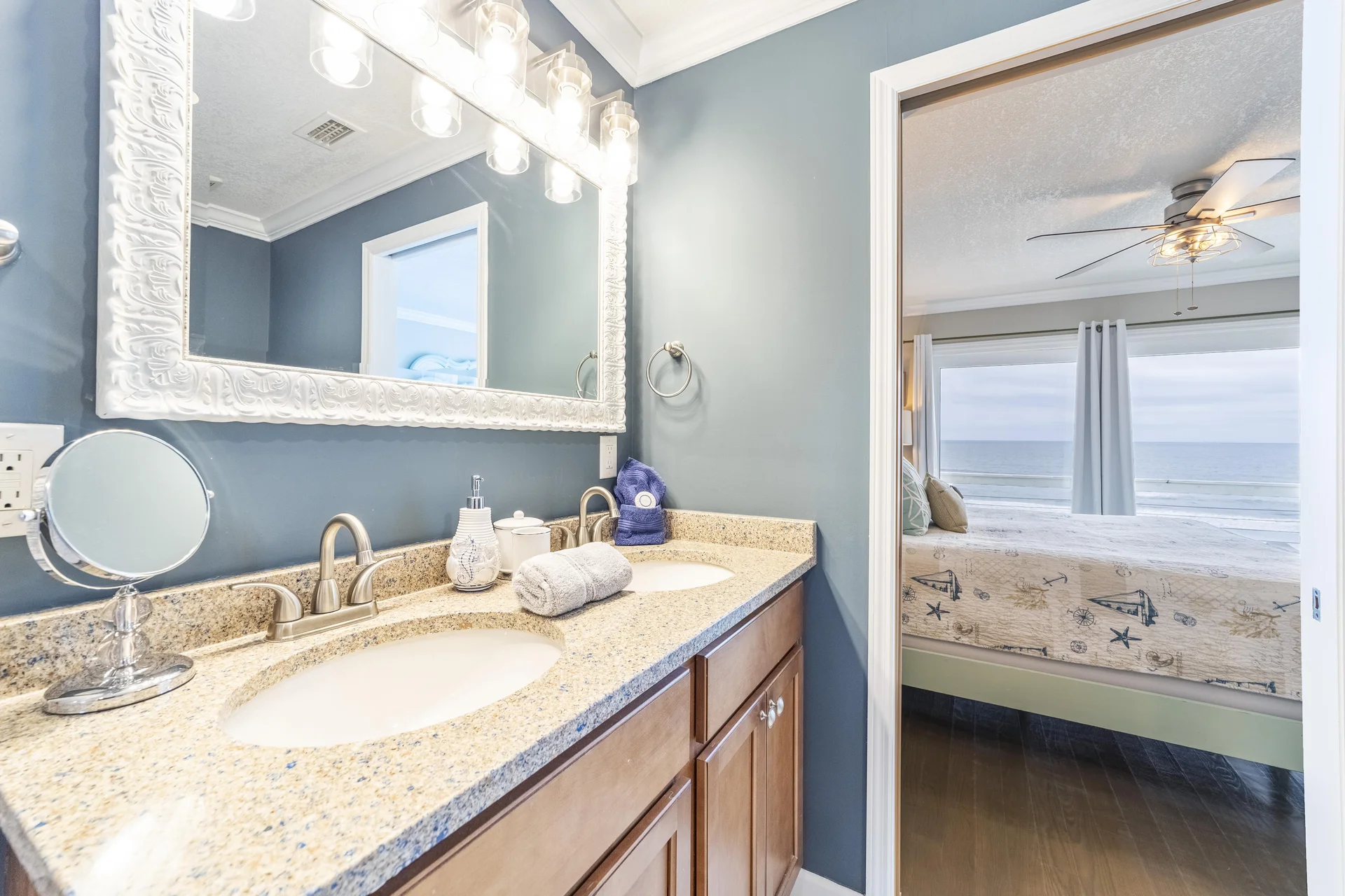 Ocean Oasis - Oceanfront Master Bathroom with Views