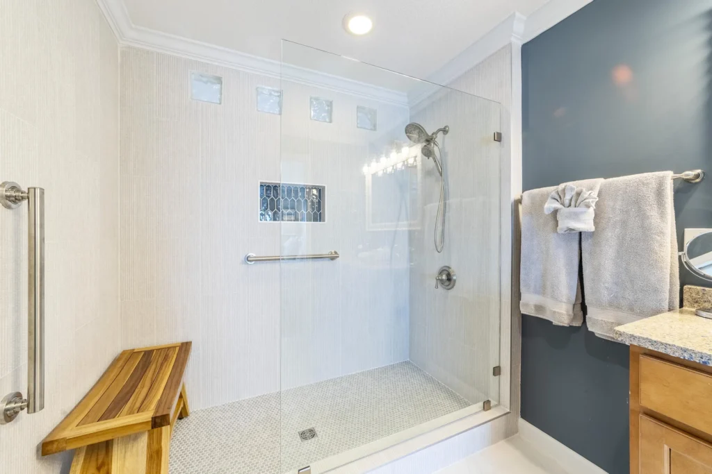 Ocean Oasis - Oceanfront Master Bathroom Walk-in Shower