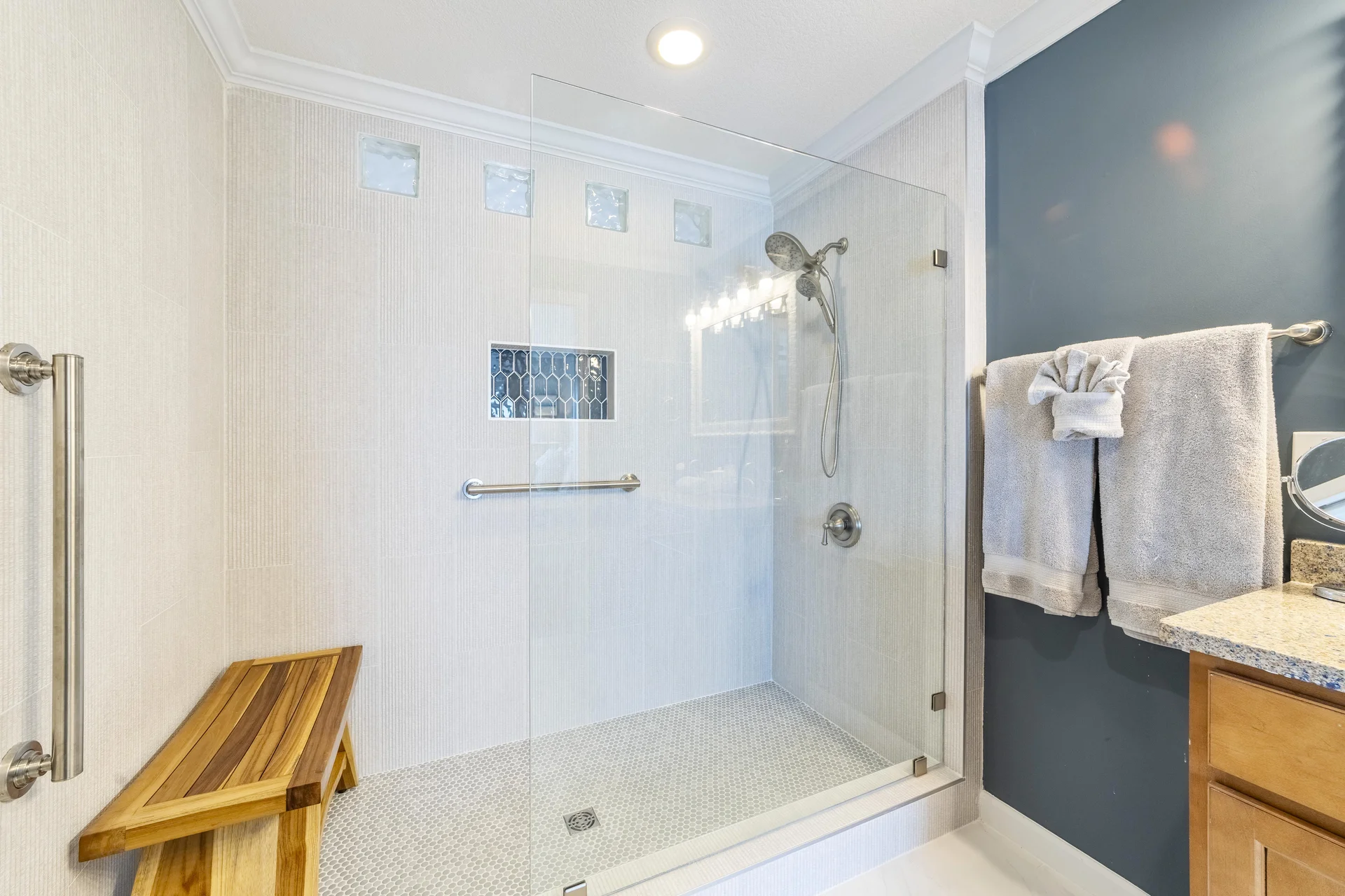 Ocean Oasis - Oceanfront Master Bathroom Walk-in Shower
