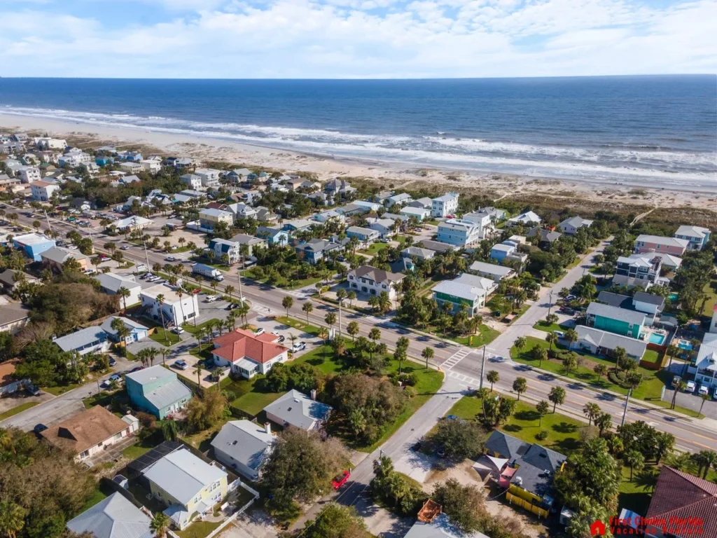 Coastal neighborhood with easy beach access and ocean views