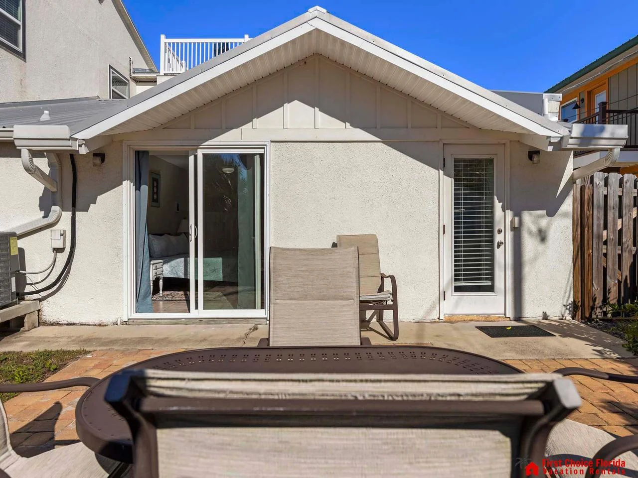 Cozy patio retreat with comfortable seating - D unit