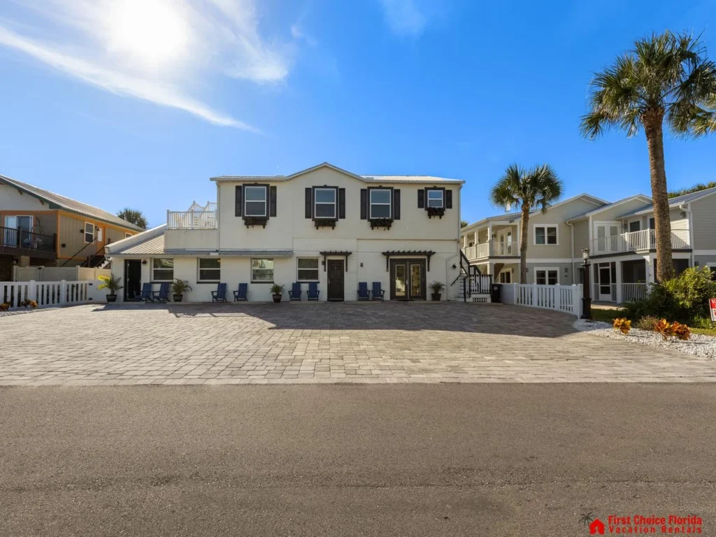 Spacious beachfront quadraplex
