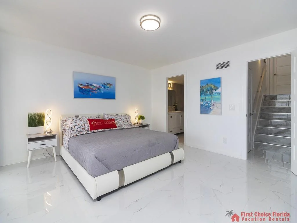 Sea Matanzas 6 Master Bedroom with Stairs