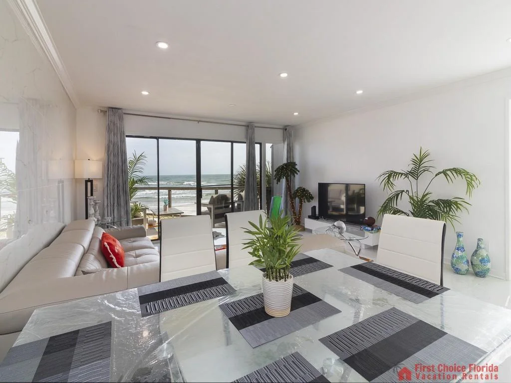 Sea Matanzas 6 Dining Table to Living Room