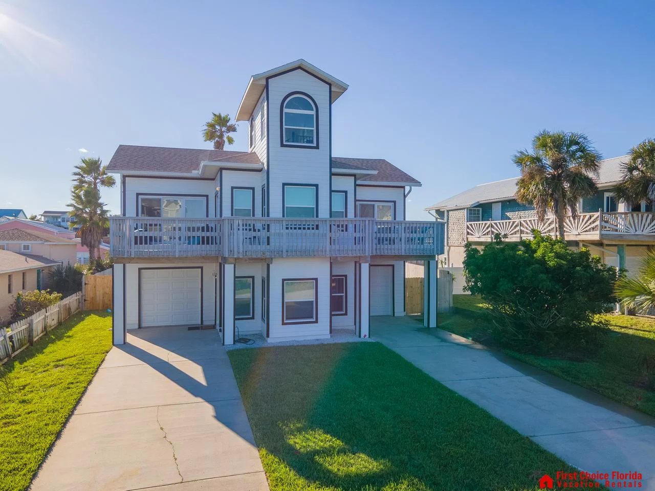 Spacious home with multiple balconies and ocean views!