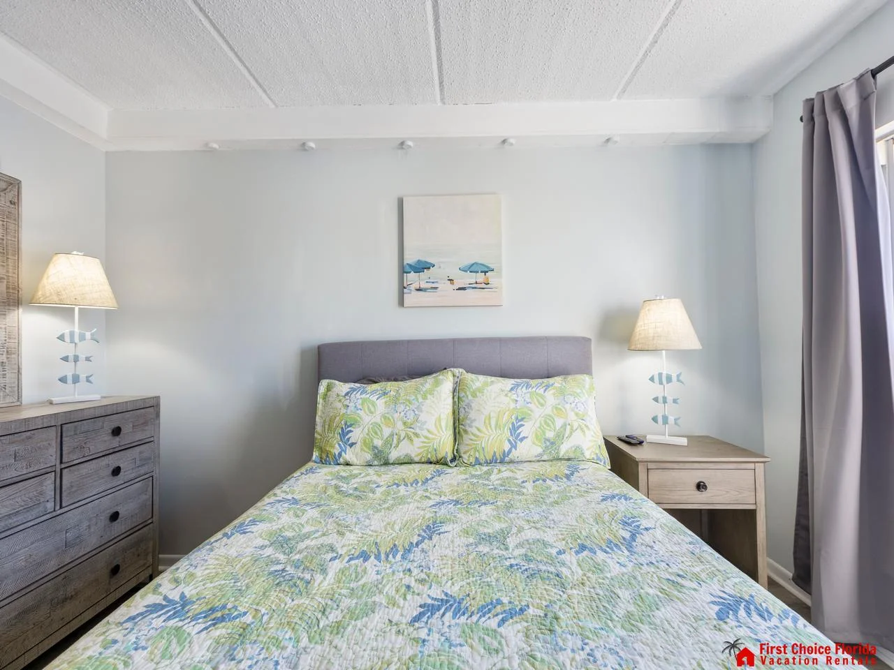 Cozy bedroom retreat with soft lighting and serene decor