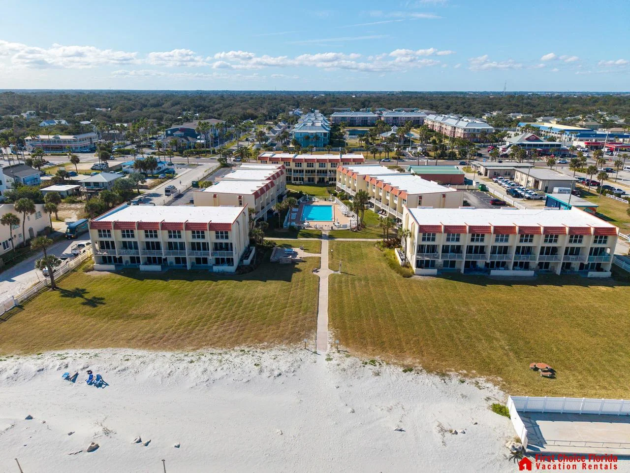 Beachfront condos with stunning ocean views and pool access