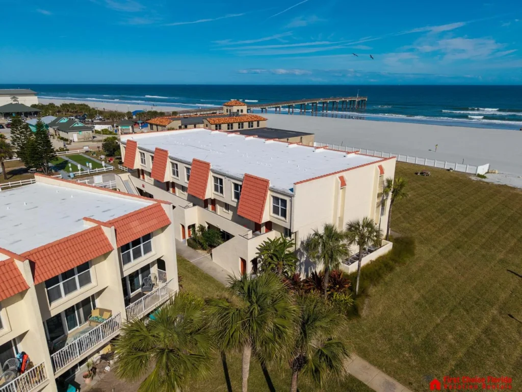 Oceanfront condo with stunning beach and bridge views