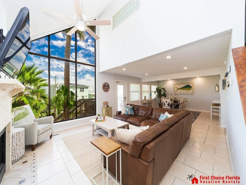 Living Room with Ocean Views