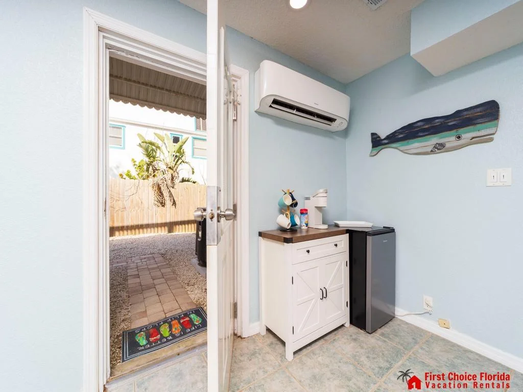 Guest Bedroom ~ First Level ~ Access to Pool/Outdoor Shower