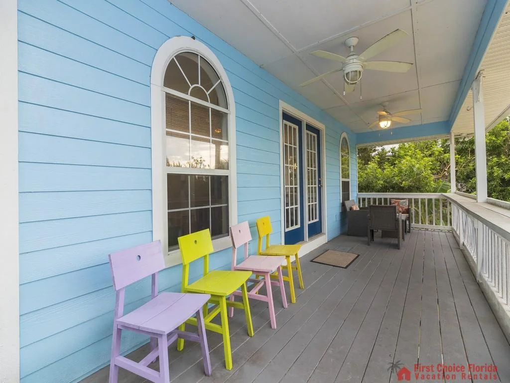 Second Floor Wraparound Balcony
