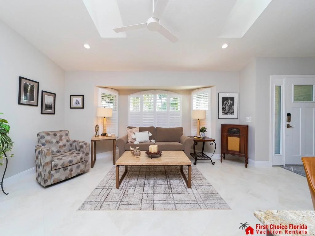 Living Room with Sofa Sleeper